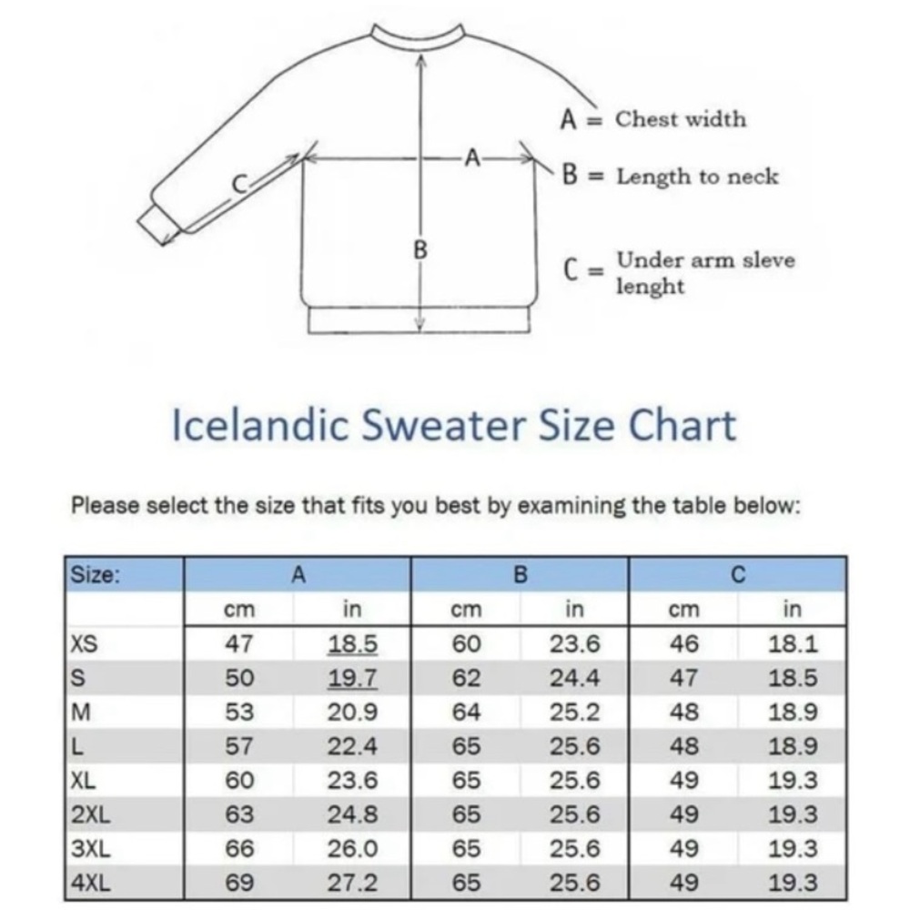 Authentic heavy Icelandic Wool sweater - Picture 6 of 8